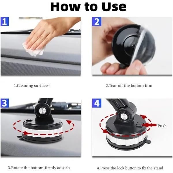 Suction Cup Phone Holder Desk Stand