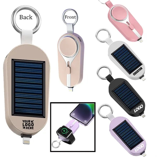 2 in 1 Keychain Travel Wireless Power Bank for Apple Phone