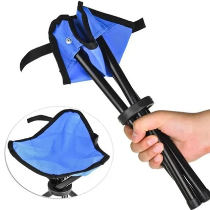 Folding Tripod 3 Legged Travel Fishing Camp Chair Stool