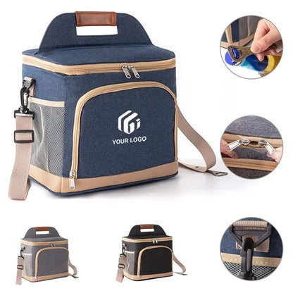Large leakproof picnic beach cooler box insulated lunch bag