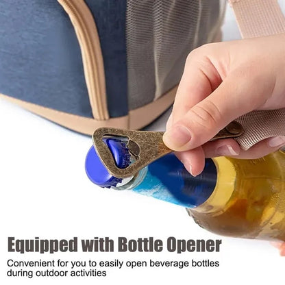 Large leakproof picnic beach cooler box insulated lunch bag