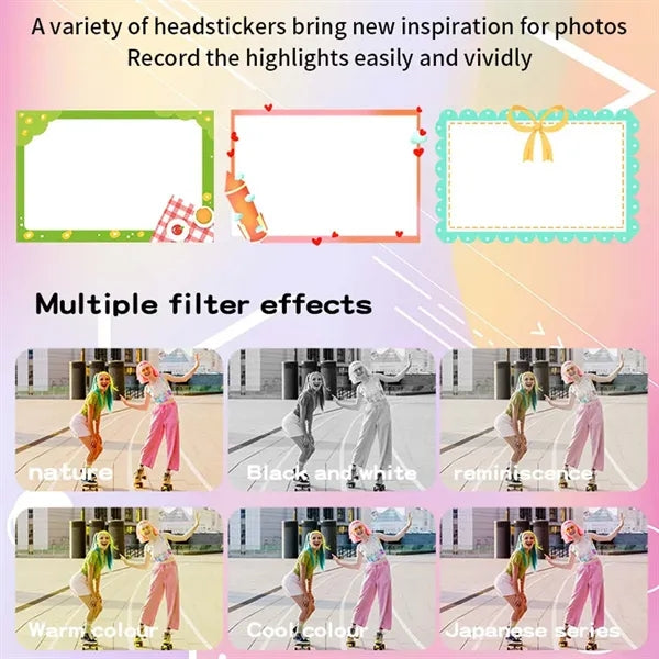 Vintage 32GB SD card teens birthday gifts digital camera