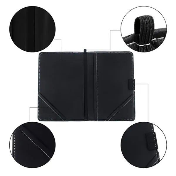 Sturdy PU protective case leather golf scorecard book holder