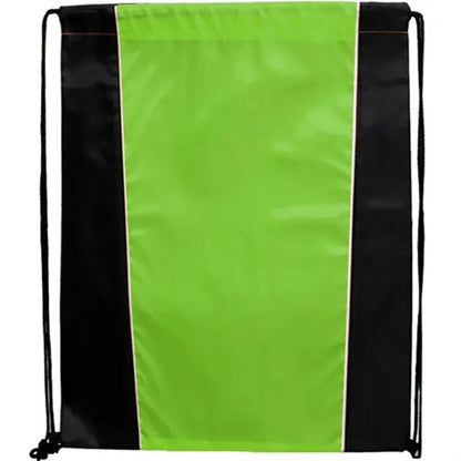 Two Tone Sided Drawstring Tote Bags