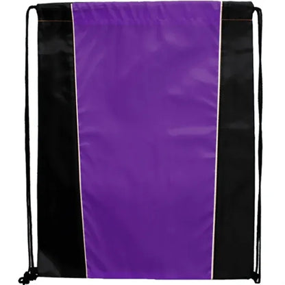 Two Tone Sided Drawstring Tote Bags