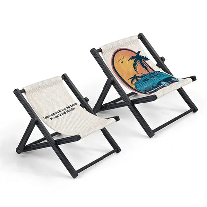 Foldable Lounge Chair Phone Stand
