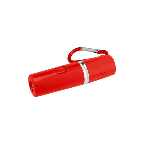 Rechargeable Portable Alarm And Flashlight With Carabiner...