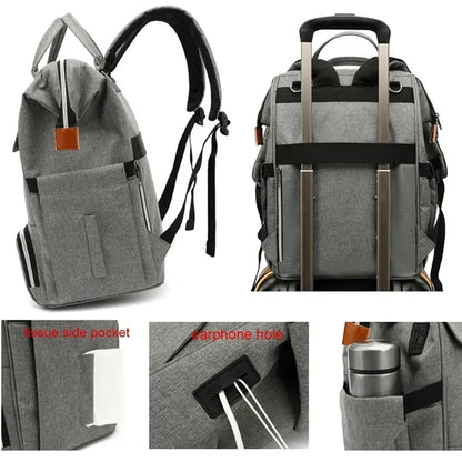 2 in 1 Laptop Daily Oxford Backpack with Cooler Bag
