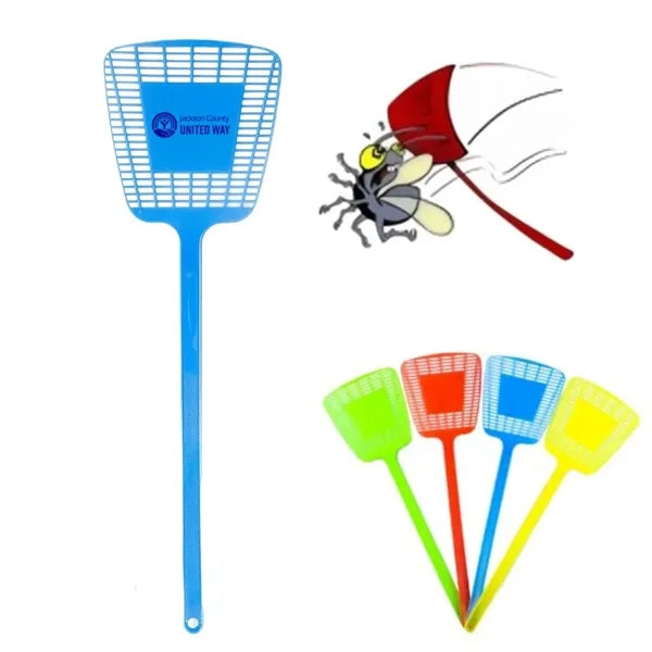 16" Custom Plastic Mosquito Fly Swatter MOQ100OCS