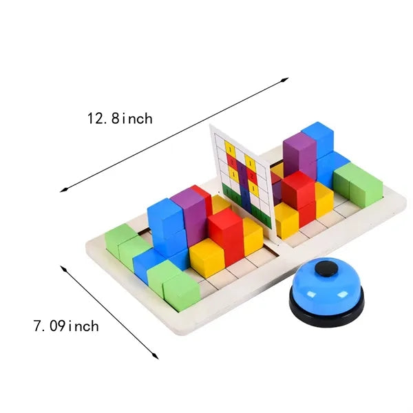 Color recognition children educational stacking blocks toy
