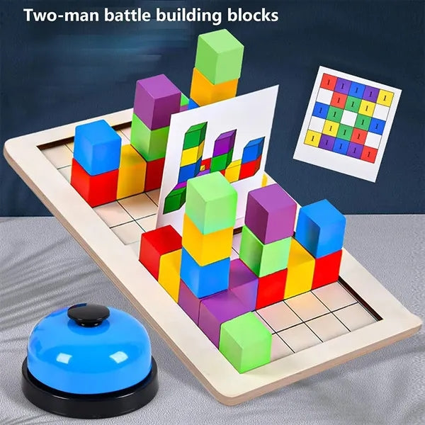 Color recognition children educational stacking blocks toy