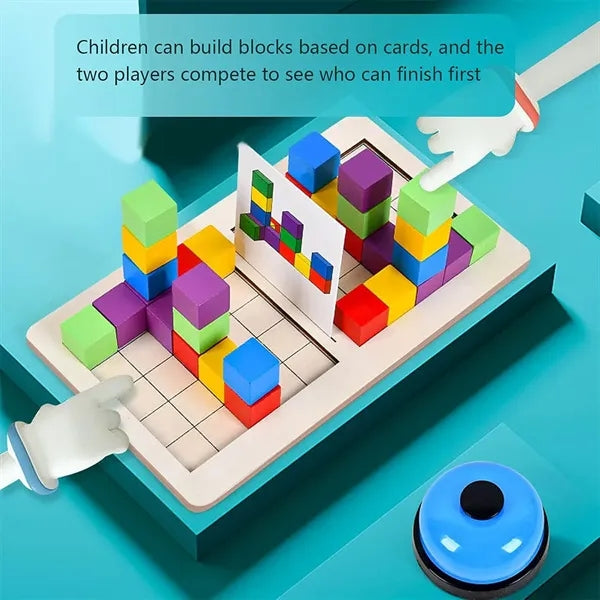 Color recognition children educational stacking blocks toy
