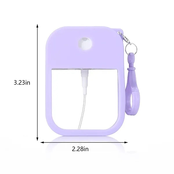 Portable travel makeup perfume atomizer card spray bottle