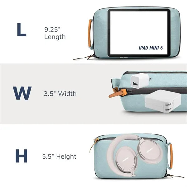 Small Electronics Organizer Pouch for Travel
