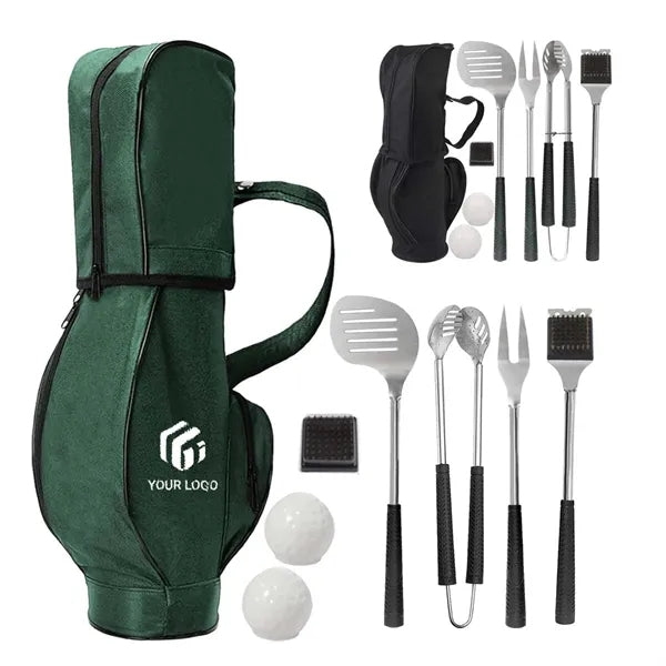 Golf gifts grill accessories bbq tool set with carrying bag