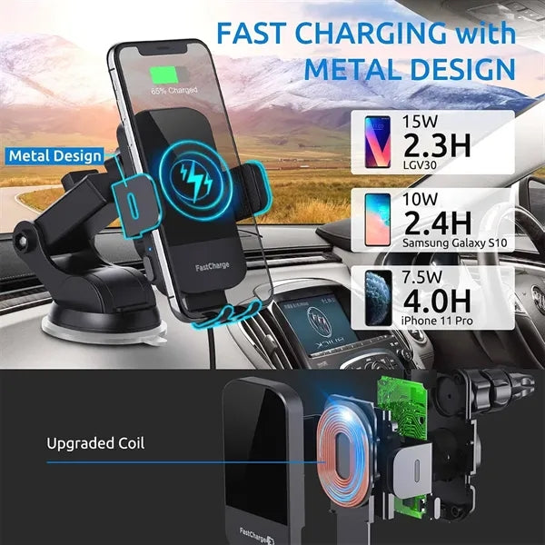 Wireless Car Charger Phone Mount Holder