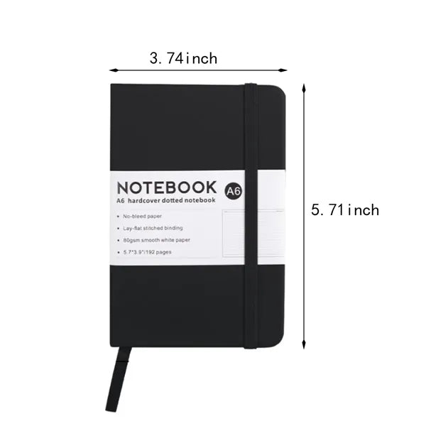 Portable customizable school office  A6 journal notebook