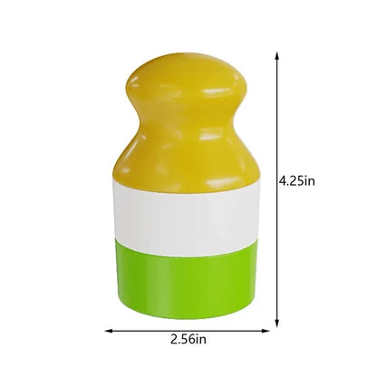 Refillable roll on sponge travel lotion sunscreen applicator