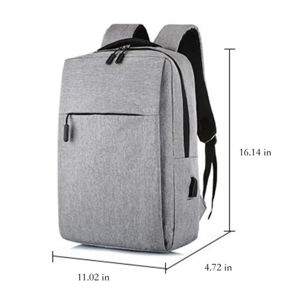 Men's Business Travel Backpack Waterproof with USB Charging