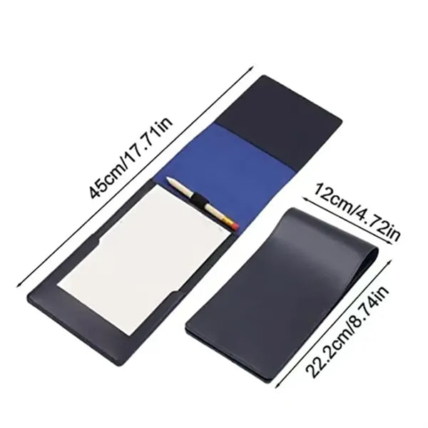 Premium Leather Golf Scorecard Holder Notebook