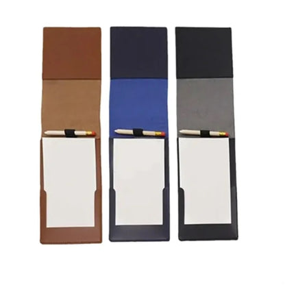 Premium Leather Golf Scorecard Holder Notebook