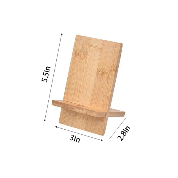 Wooden Mobile Phone And Tablet Multifunctional Stand Holders