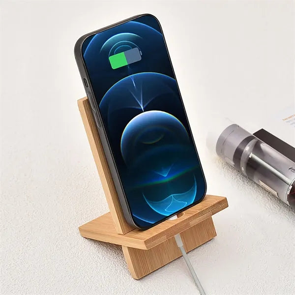 Wooden Mobile Phone And Tablet Multifunctional Stand Holders