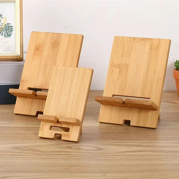 Wooden Mobile Phone And Tablet Multifunctional Stand Holders