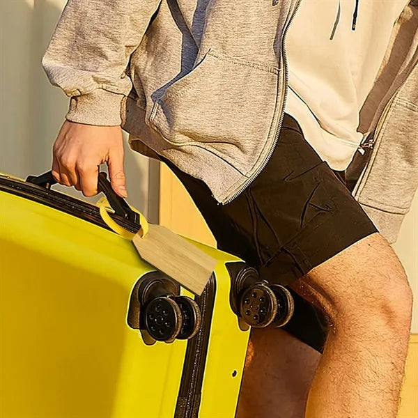 European And American Eco-Friendly Bamboo Luggage Tags