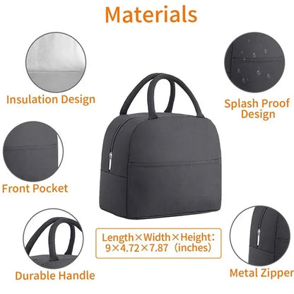 Portable Children'S Lunch Box Aluminum Foil Handbags