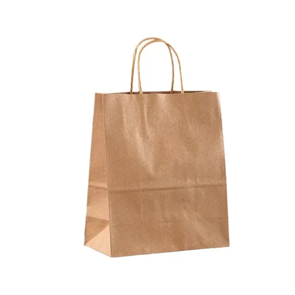 MOQ100 Custom Logo Kraft Paper Bag