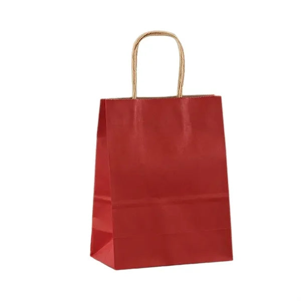 MOQ100 Custom Logo Kraft Paper Bag