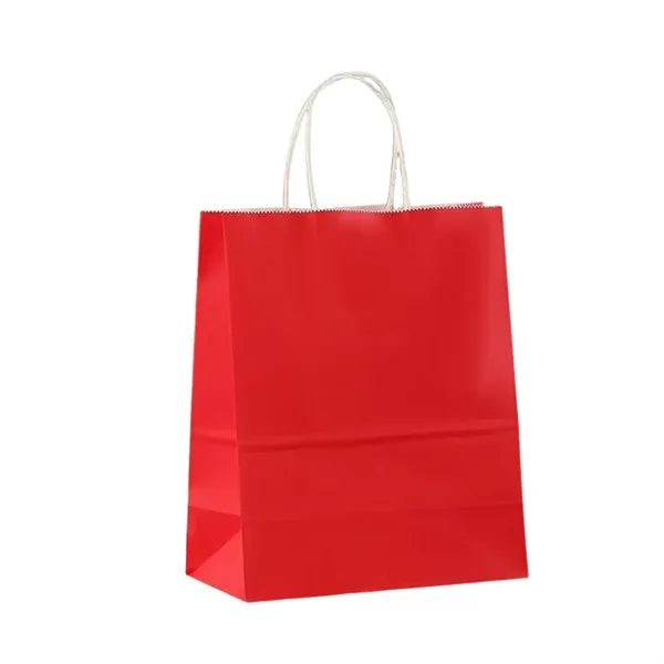 MOQ100 Custom Logo Kraft Paper Bag