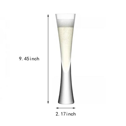 Professional wedding stemless crystal champagne glasses