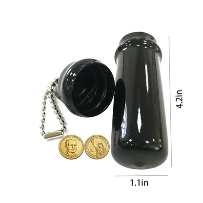 Beach Floating Cylindrical Plastic Coin Key Storage Bags