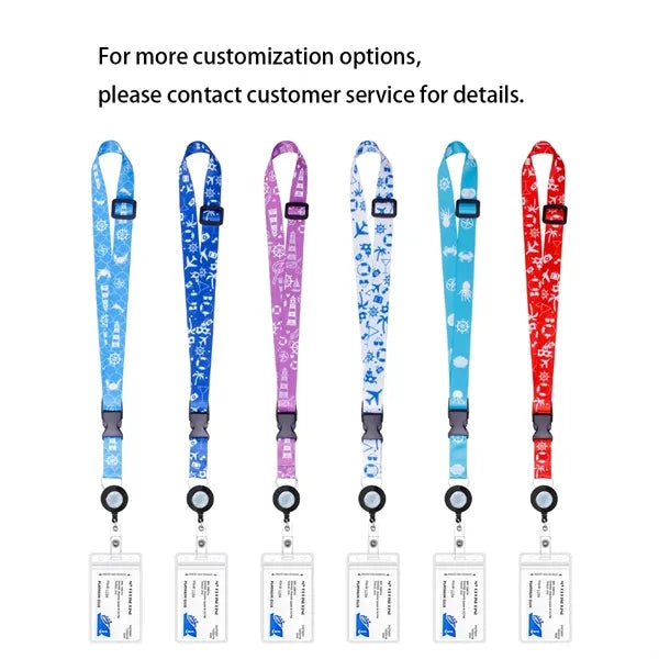 Clear waterproof travel id lanyard cruise luggage tag holder