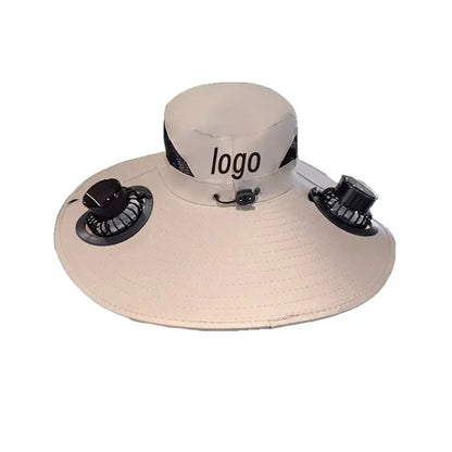 Sun Hat With 2 Solar Fan