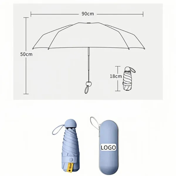 Pocket Size UV Protection Travel Umbrella