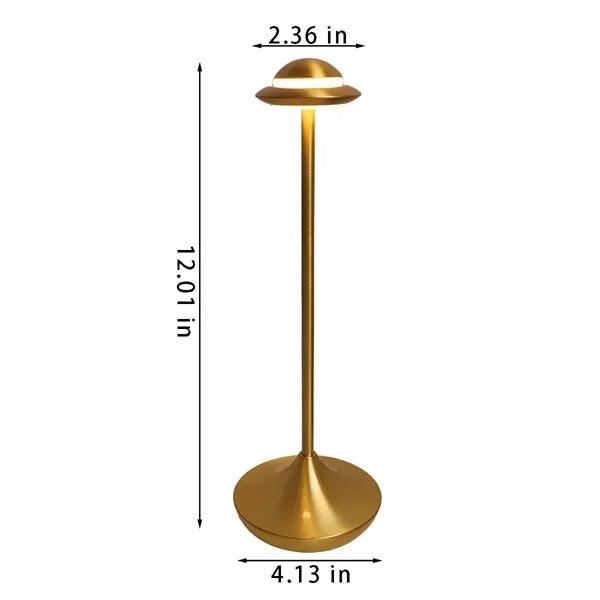 Touch rechargeable bedside night light cordless table lamp
