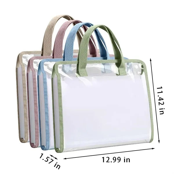 13 pockets clear accordion expanding file folder organizer