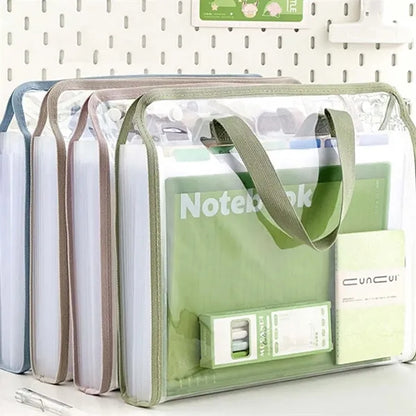13 pockets clear accordion expanding file folder organizer