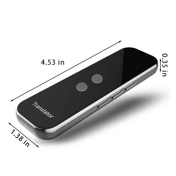 Travel portable two way instant language translator device