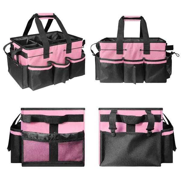 Large housekeepers tool organizer tote bag cleaning caddy
