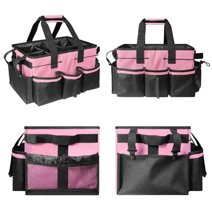 Large housekeepers tool organizer tote bag cleaning caddy