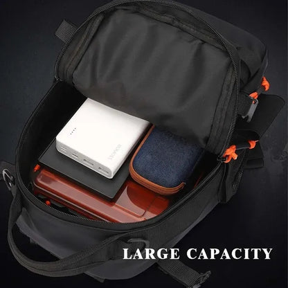 Fishing lightweight waterproof portable sling tackle bag