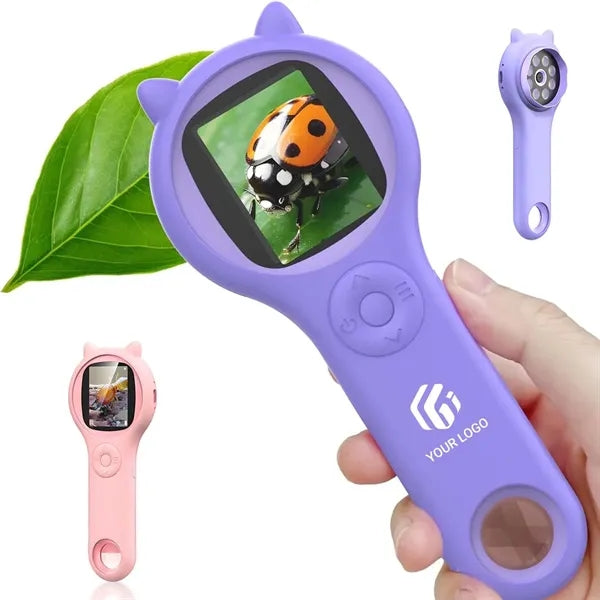 Educational toys handheld kids microscope magnifying glass