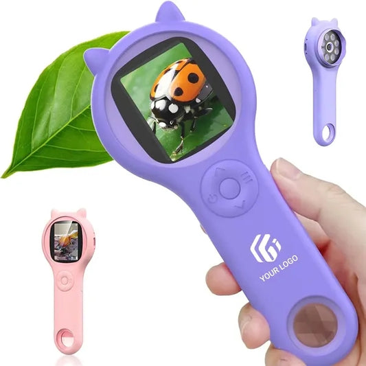 Educational toys handheld kids microscope magnifying glass
