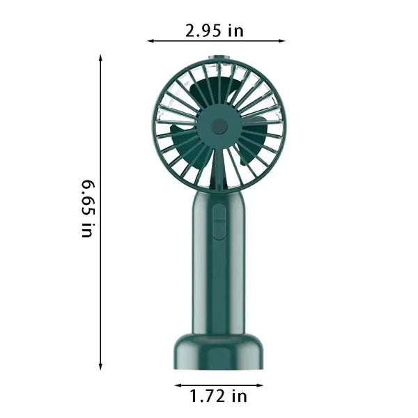 Summer rechargeable mini portable handheld misting fan