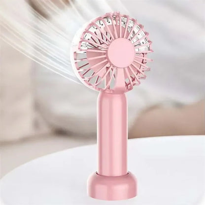 Summer rechargeable mini portable handheld misting fan