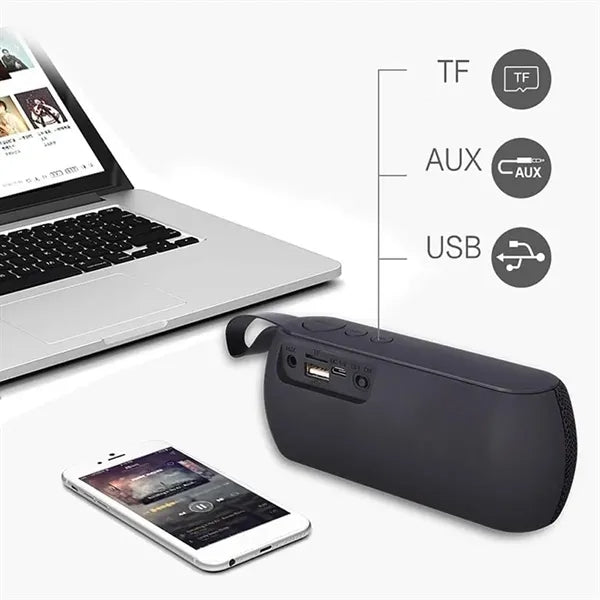 TWS pairing hand free calls camping beach bluetooth speaker